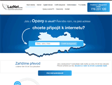 Tablet Screenshot of laznet.cz